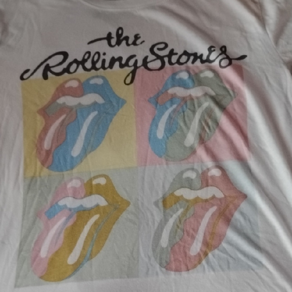 The Rolling Stones Multicolor Pop Art Tee